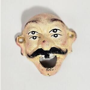 Wall Mounted Cast Iron Four Eyed Drunken Sailor Bottle Opener